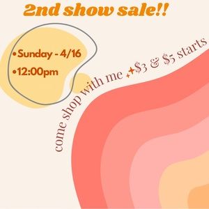 Come check out my second show tomorrow!! 4/16